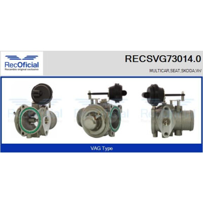 Valvola EGR RECSVG73014.0