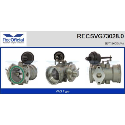 Valvola EGR RECSVG73028.0