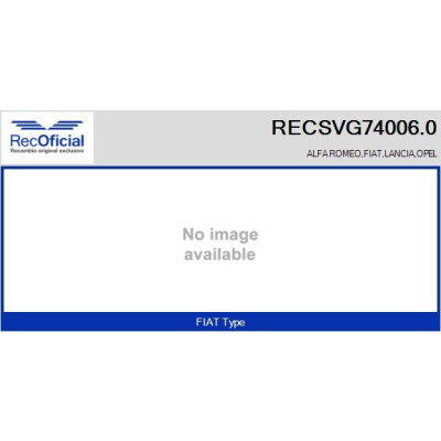 Valvola EGR RECOFFICIAL RECSVG74006.0