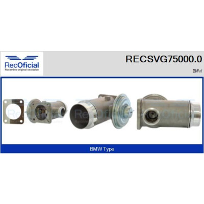 Valvola EGR RECOFFICIAL RECSVG75000.0