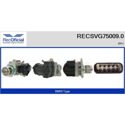 Valvola EGR RECOFFICIAL RECSVG75009.0