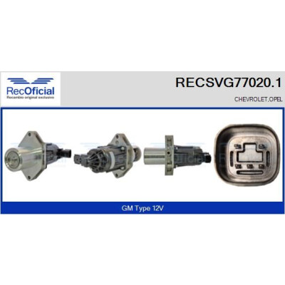 Valvola EGR RECOFFICIAL RECSVG77020.1