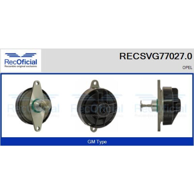 Valvola EGR RECOFFICIAL RECSVG77027.0