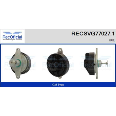 Valvola EGR RECOFFICIAL RECSVG77027.1
