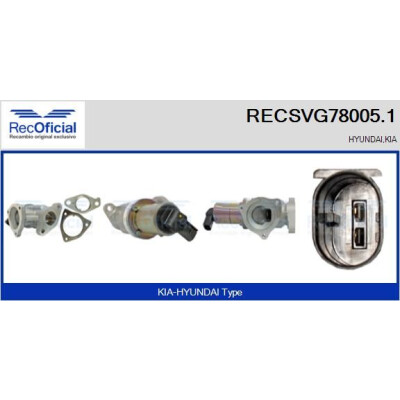 Valvola EGR RECSVG78005.1