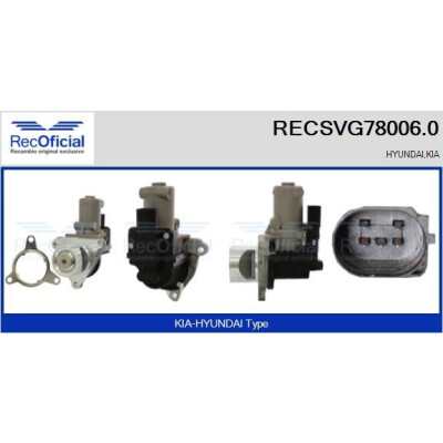 Valvola EGR RECSVG78006.0