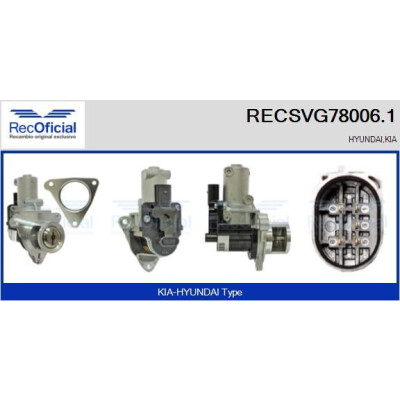 Valvola EGR RECSVG78006.1