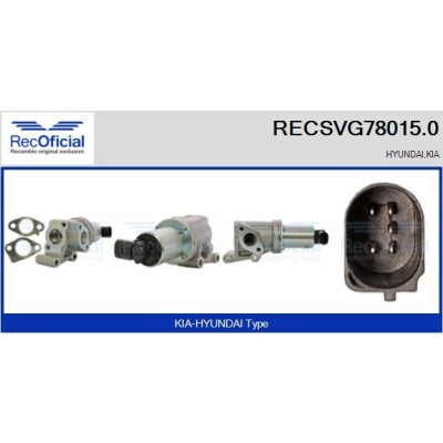 Valvola EGR RECSVG78015.0