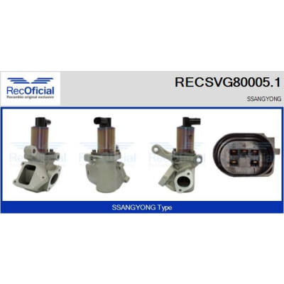 Valvola EGR RECSVG80005.1