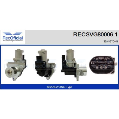 Valvola EGR RECSVG80006.1