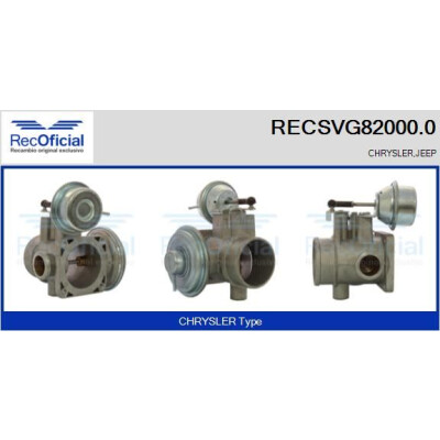 Valvola EGR RECSVG82000.0