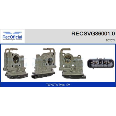 Valvola EGR RECSVG86001.0