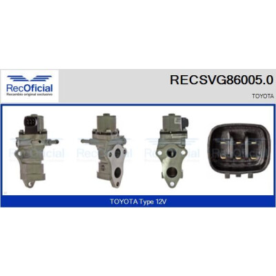 Valvola EGR RECSVG86005.0