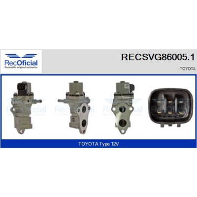 Valvola EGR RECSVG86005.1
