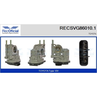 Valvola EGR RECOFFICIAL RECSVG86010.1