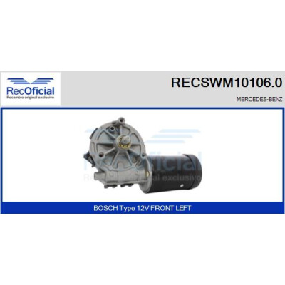 Motore tergicristallo RECOOFFICIAL RECSWM10106.0