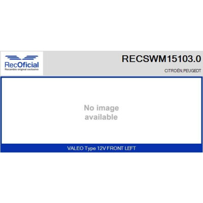 Motore tergicristallo RECOOFFICIAL RECSWM15103.0