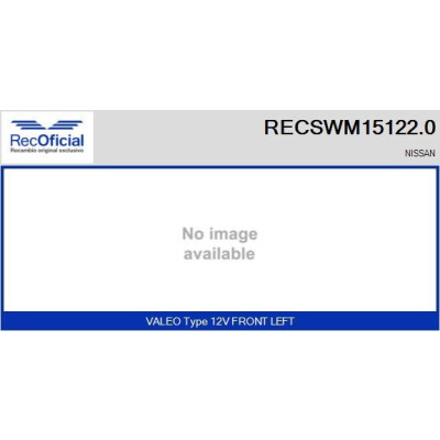 Motore tergicristallo RECOOFFICIAL RECSWM15122.0