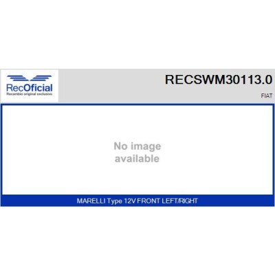Motore tergicristallo RECOOFFICIAL RECSWM30113.0