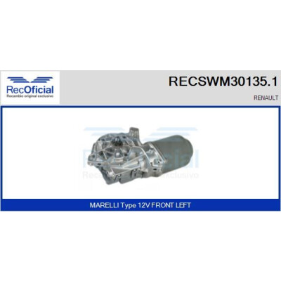 Motore tergicristallo RECOOFFICIAL RECSWM30135.1