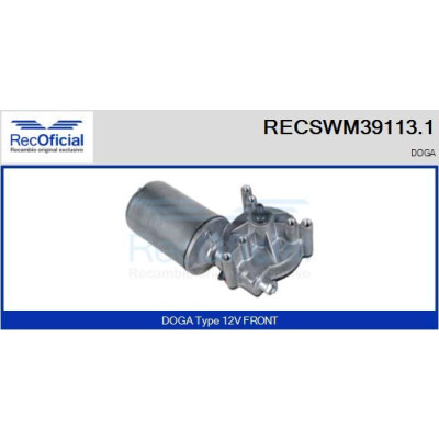 Motore tergicristallo RECOOFFICIAL RECSWM39113.1