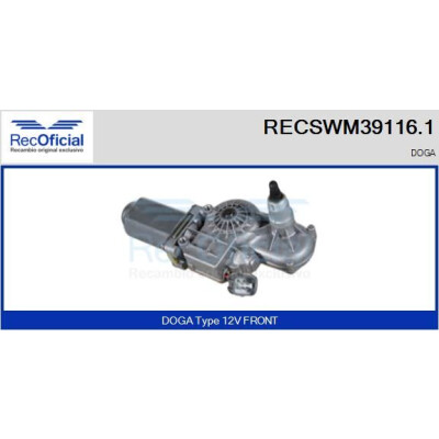 Motore tergicristallo RECOOFFICIAL RECSWM39116.1
