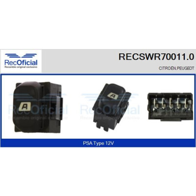 Interruttore finestra RECOFICIAL RECSWR70011.0