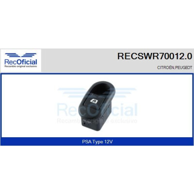 Interruttore finestra RECOFICIAL RECSWR70012.0