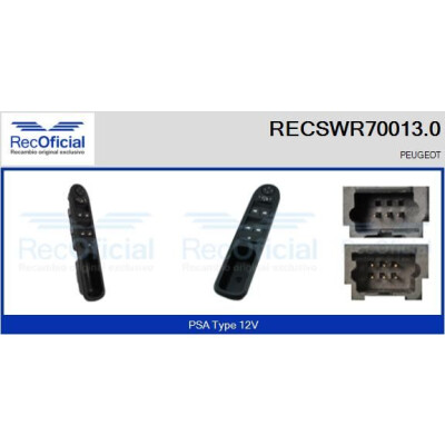 Interruttore finestra RECOFICIAL RECSWR70013.0