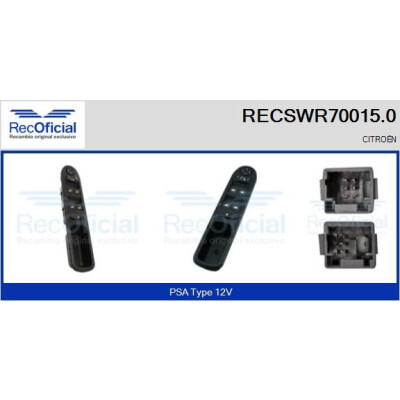Interruttore finestra RECOFICIAL RECSWR70015.0