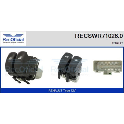 Interruttore finestra RECOFICIAL RECSWR71026.0