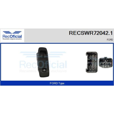 Interruttore finestra RECOFICIAL RECSWR72042.1