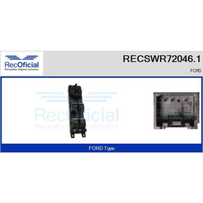 Interruttore finestra RECOFICIAL RECSWR72046.1