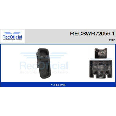 Interruttore finestra RECOFICIAL RECSWR72056.1