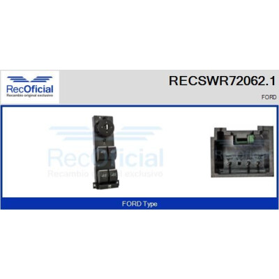 Interruttore finestra RECOFICIAL RECSWR72062.1
