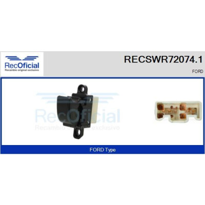 Interruttore finestra RECOFICIAL RECSWR72074.1