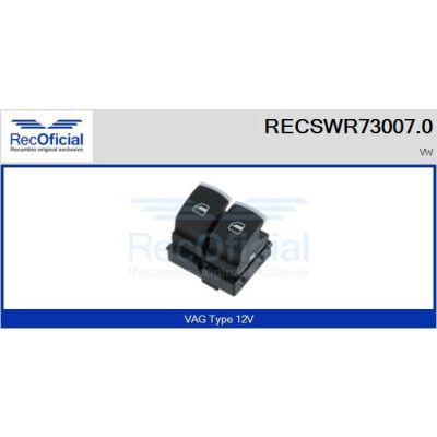 Interruttore finestra RECOFICIAL RECSWR73007.0