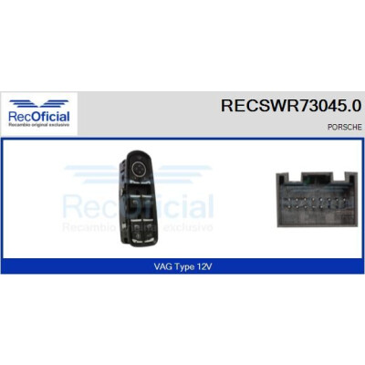 Interruttore finestra RECOFICIAL RECSWR73045.0