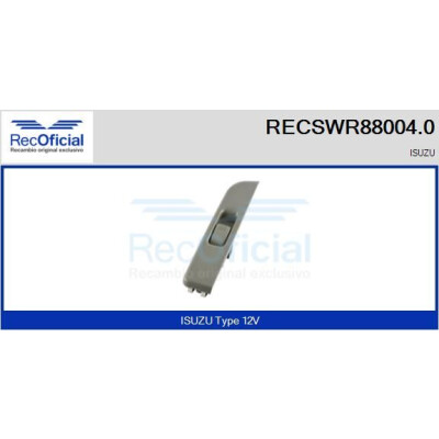 Interruttore finestra RECOFICIAL RECSWR88004.0