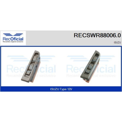 Interruttore finestra RECOFICIAL RECSWR88006.0