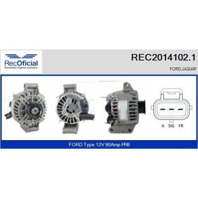 Alternatore RECOFICIAL REC2014102.1