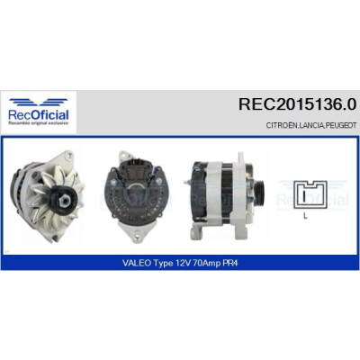 Alternatore RECOFICIAL REC2015136.0