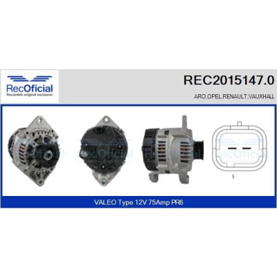 Alternatore RECOFICIAL REC2015147.0