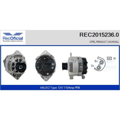 Alternatore RECOFICIAL REC2015236.0