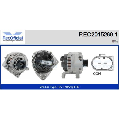 Alternatore RECOFICIAL REC2015269.1