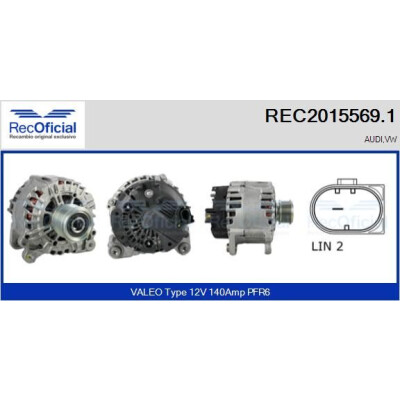 Alternatore RECOFICIAL REC2015569.1