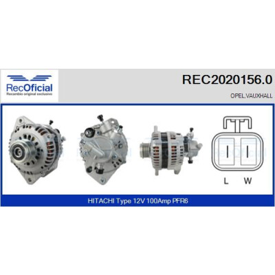 Alternatore RECOFICIAL REC2020156.0