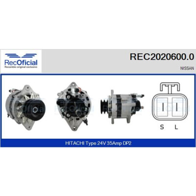 Alternatore RECOFICIAL REC2020600.0