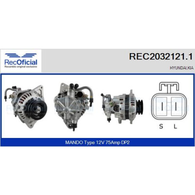 Alternatore RECOFICIAL REC2032121.1