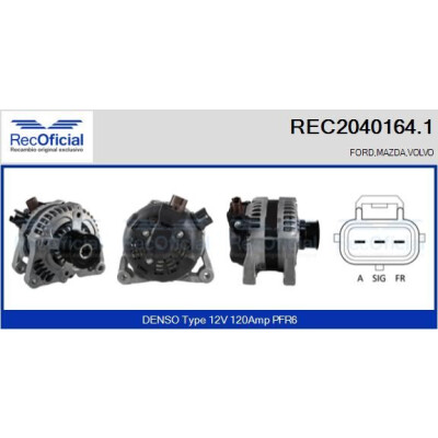 Alternatore RECOFICIAL REC2040164.1